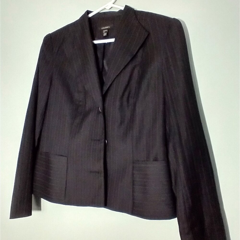 NWOT Louben Pinstripe Suit Jacket Size 6